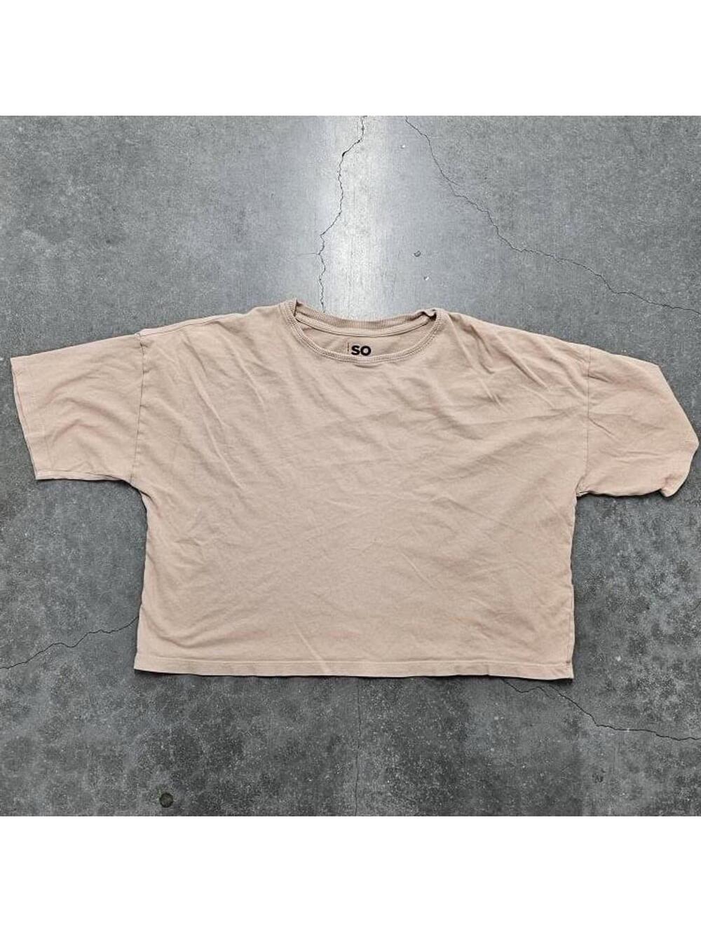 SO Goods for Life Plain Tan T Shirt